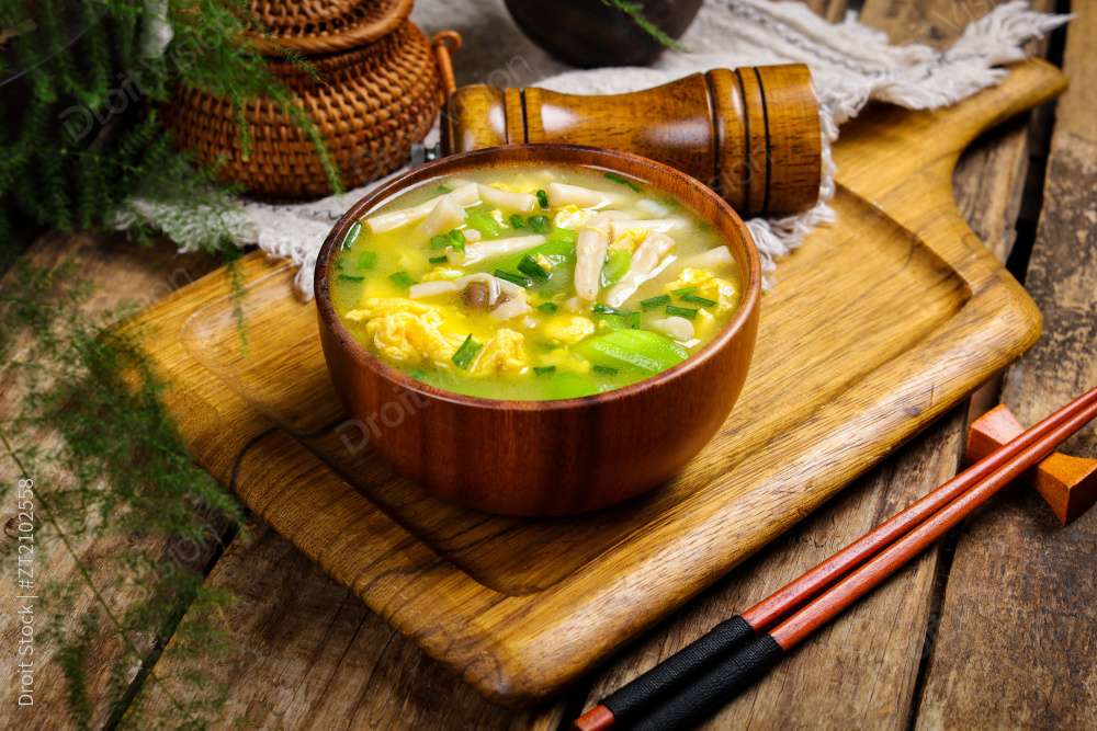 鸡蛋丝瓜汤图片