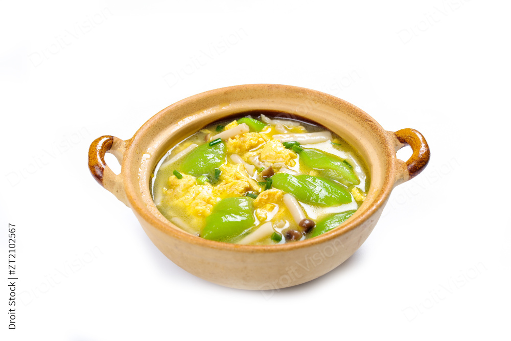 鸡蛋丝瓜汤图片