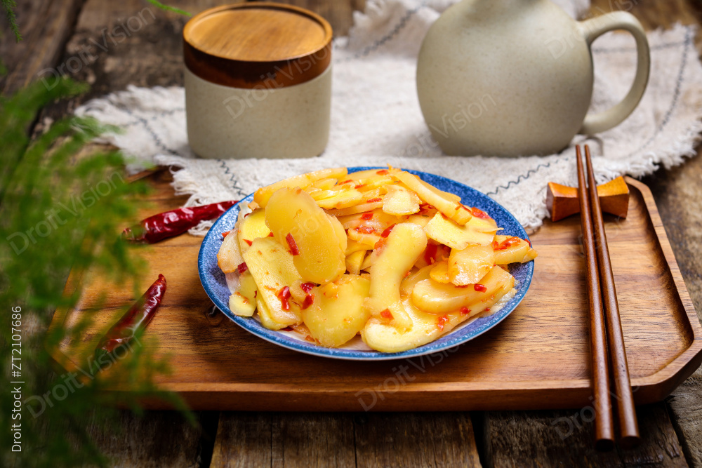 腌泡生姜片图片