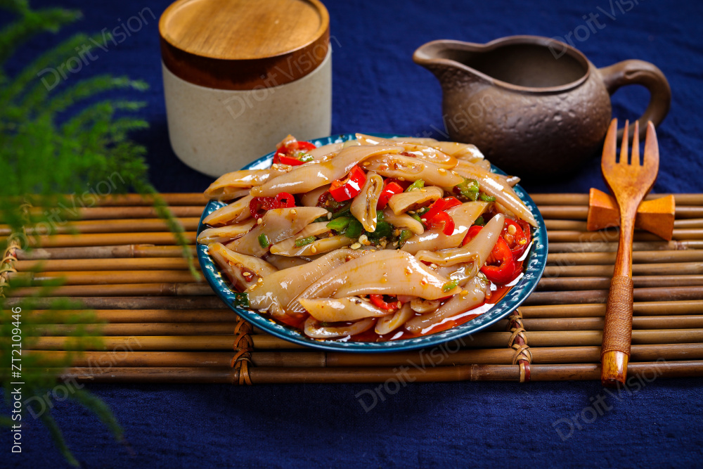 凉拌海蚌苗图片