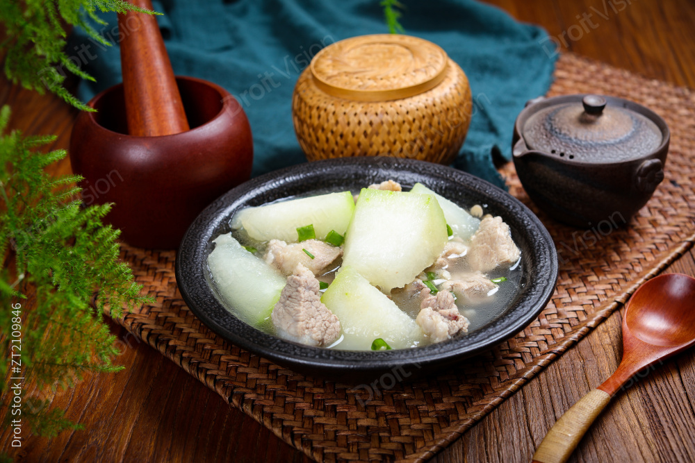 排骨炖冬瓜图片