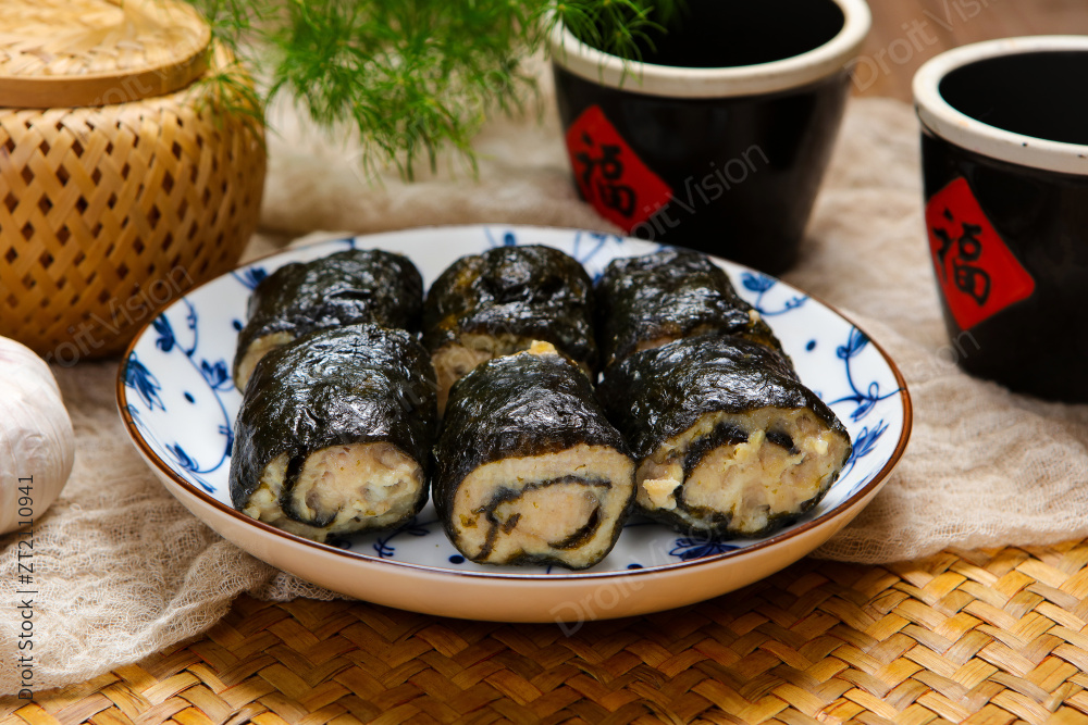 紫菜肉卷图片