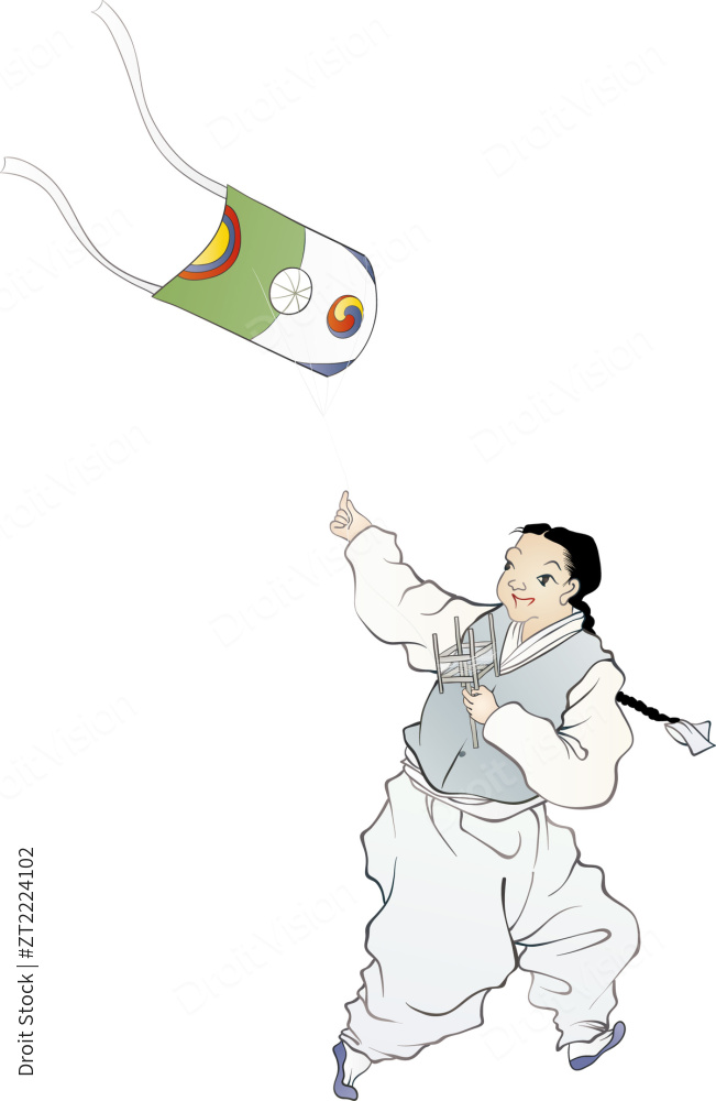 韩国民间绘画剪贴画 077 图片