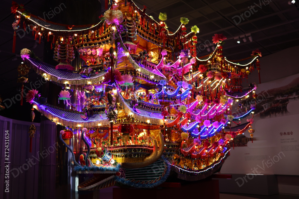 浙江省非遗馆龙年龙舟龙灯图片