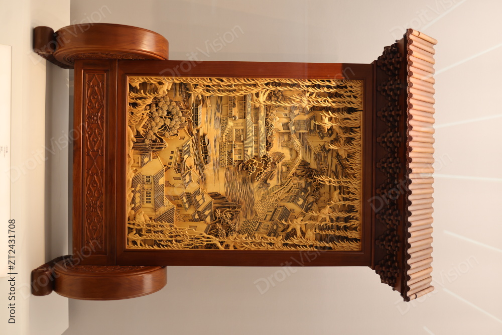 浙江省非遗馆非遗文化木雕图片