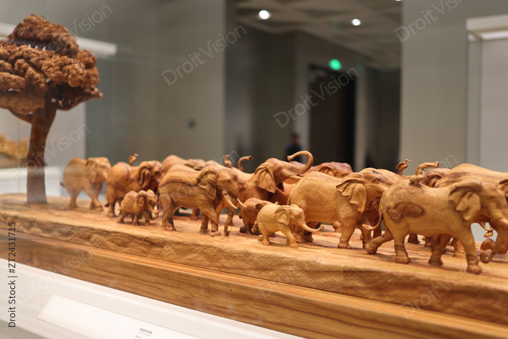 浙江省非遗馆非遗文化木雕图片