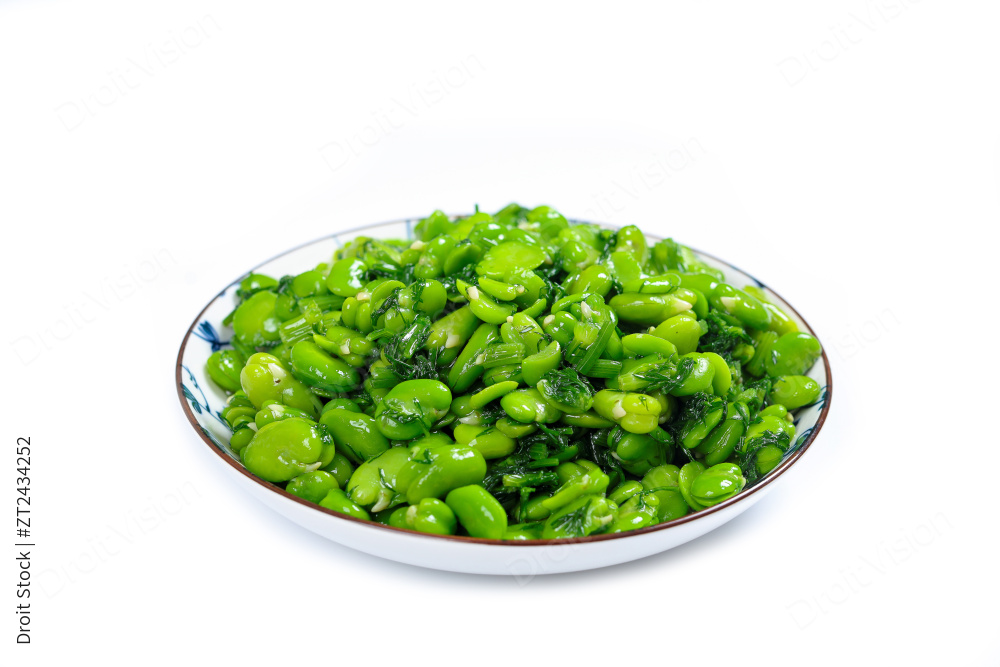 茴香炒蚕豆米图片