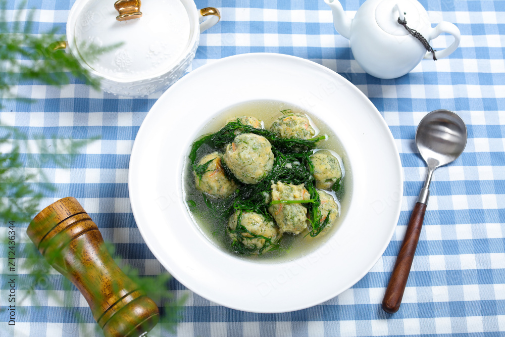 水煮茴香丸子图片