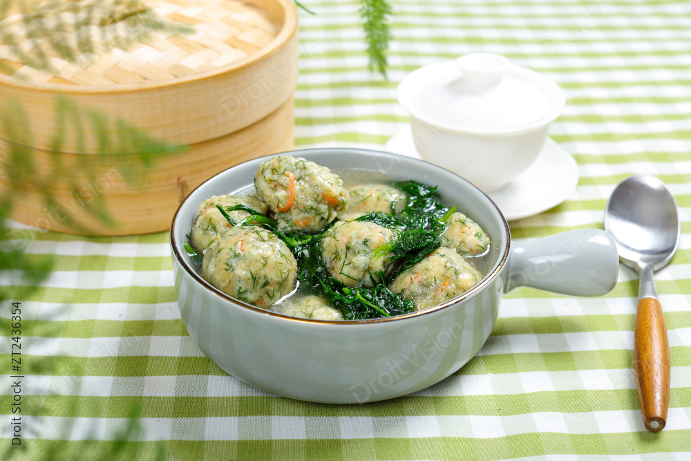 水煮茴香丸子图片