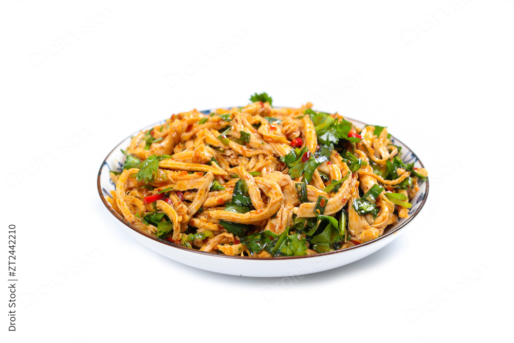 手撕鸡胸肉图片