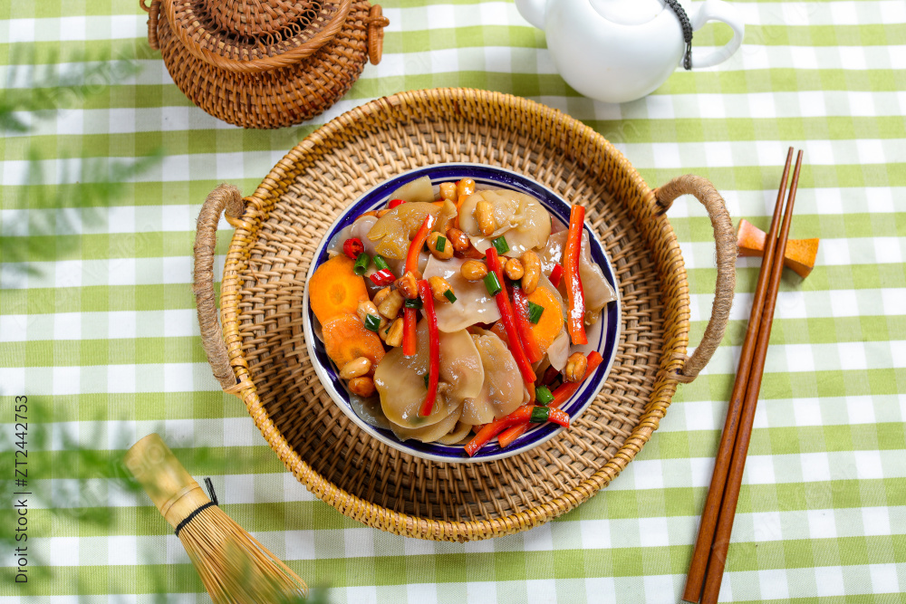 凉拌玉木耳图片