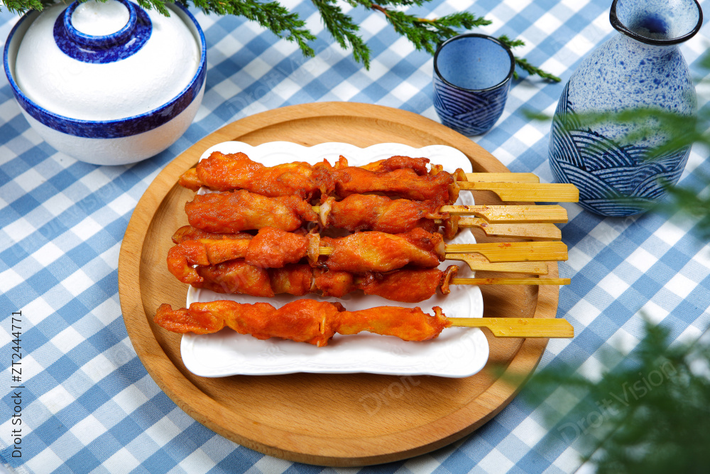 炸串骨肉相连图片