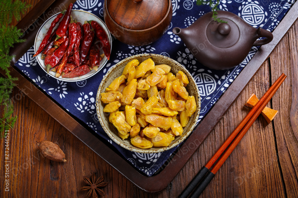 盐焗鸡脚筋图片