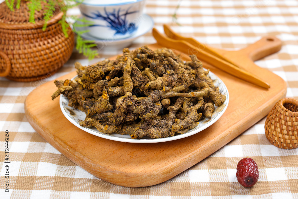 中药材黄连图片