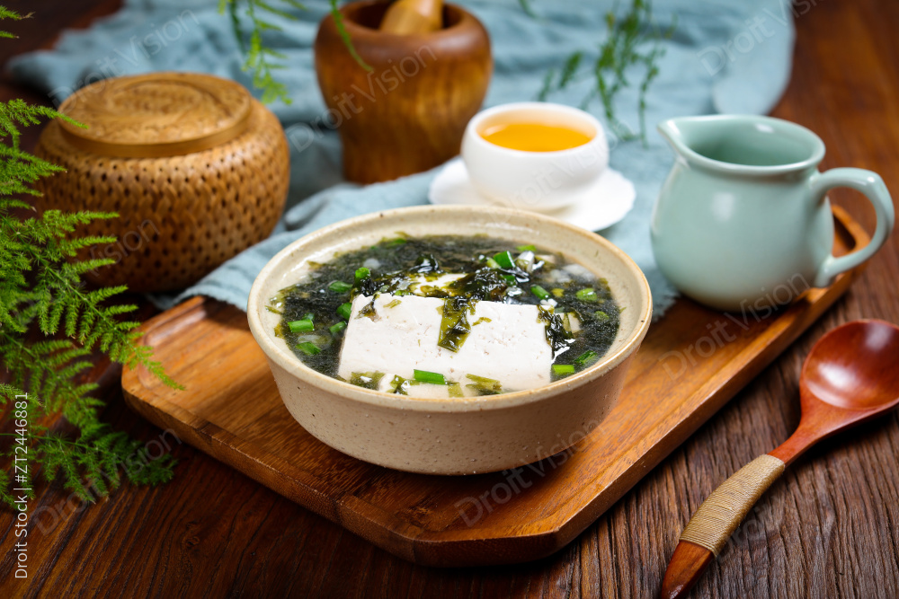 紫菜豆腐汤图片