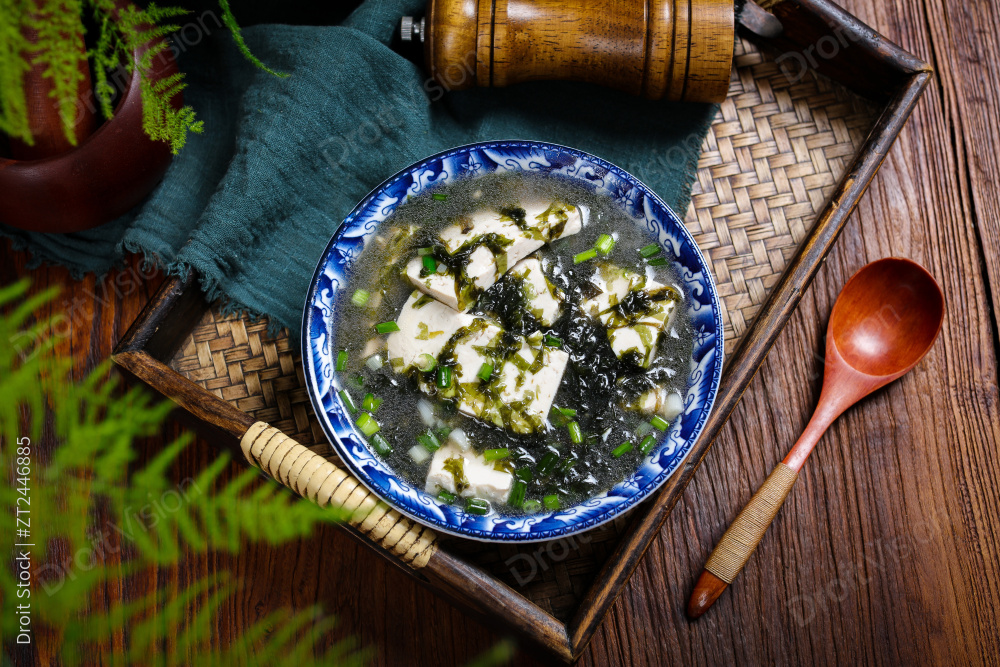 紫菜豆腐汤图片