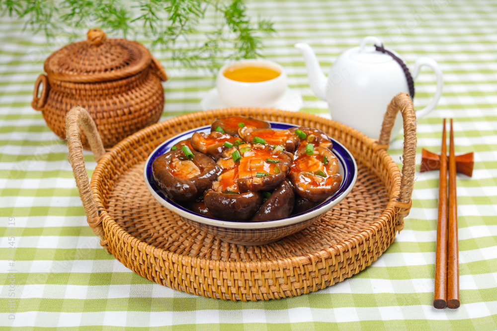 茄汁烧香菇图片