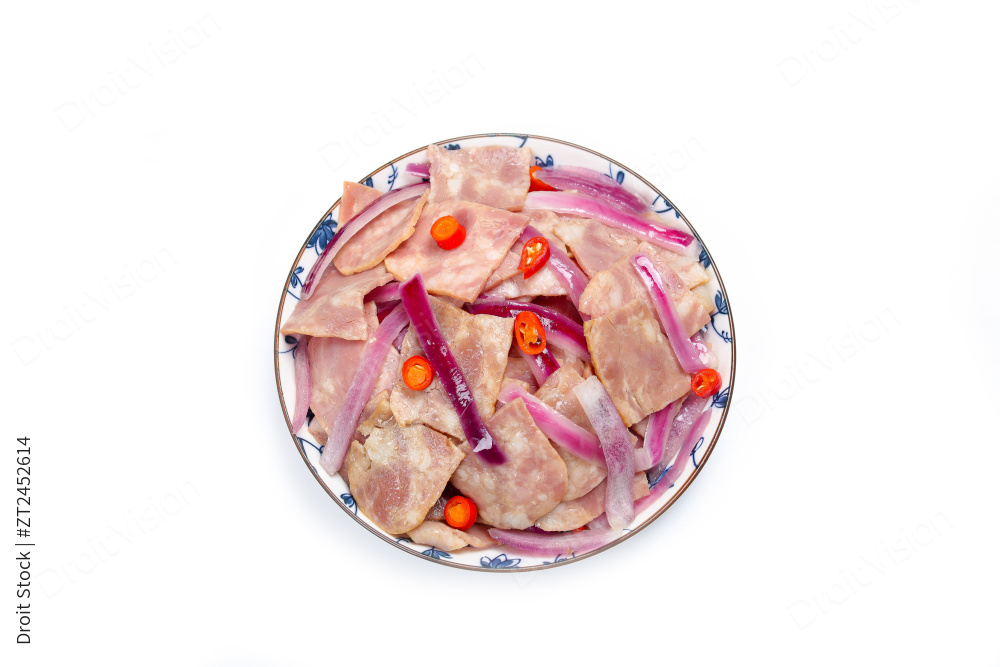 洋葱炒培根图片