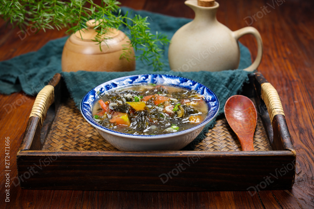 虾皮紫菜汤图片