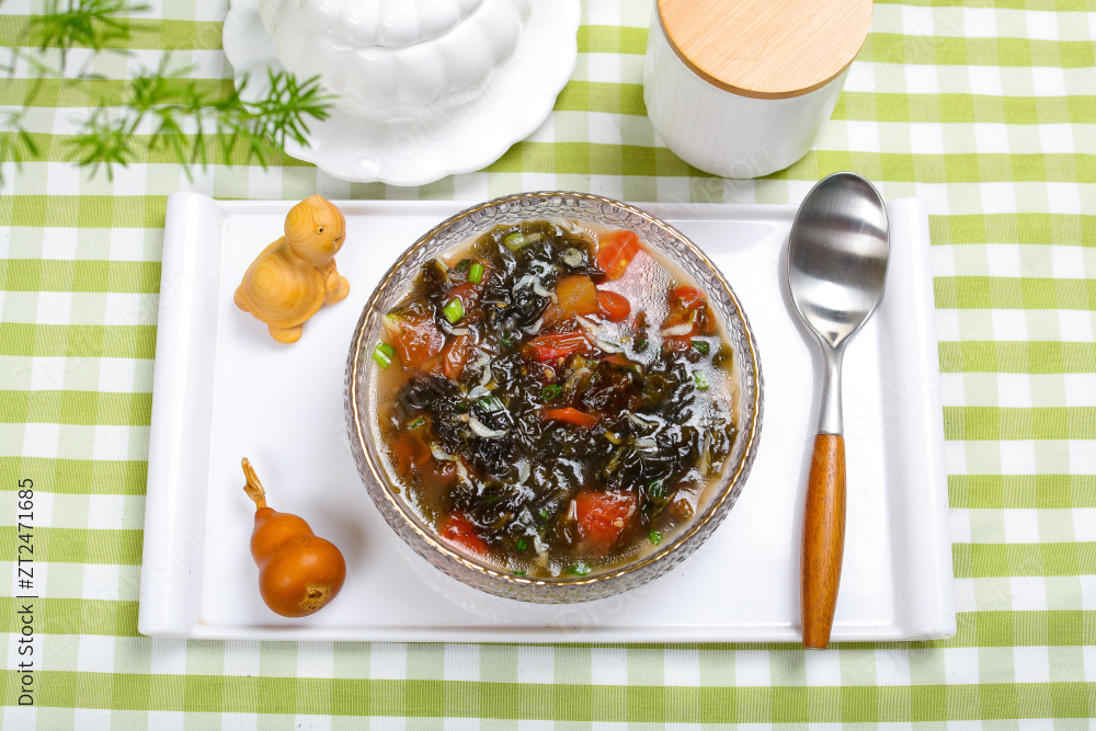 虾皮紫菜汤图片