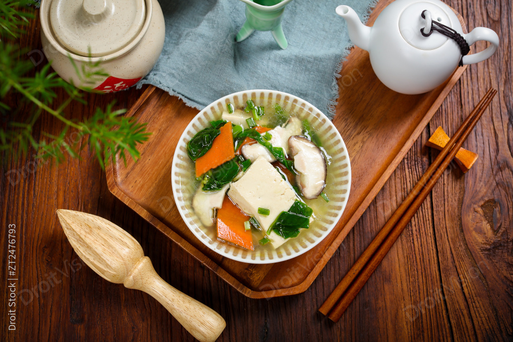 豆腐菜时蔬汤图片