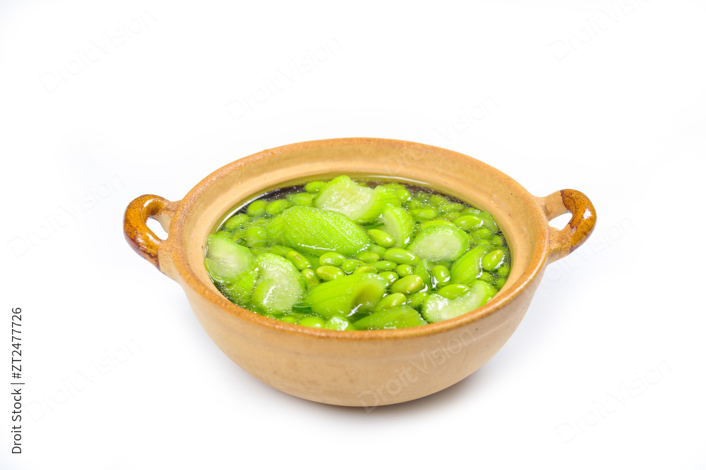 蚕豆丝瓜汤图片