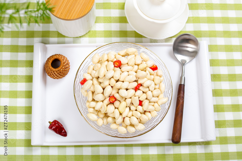 凉拌白玉花生图片