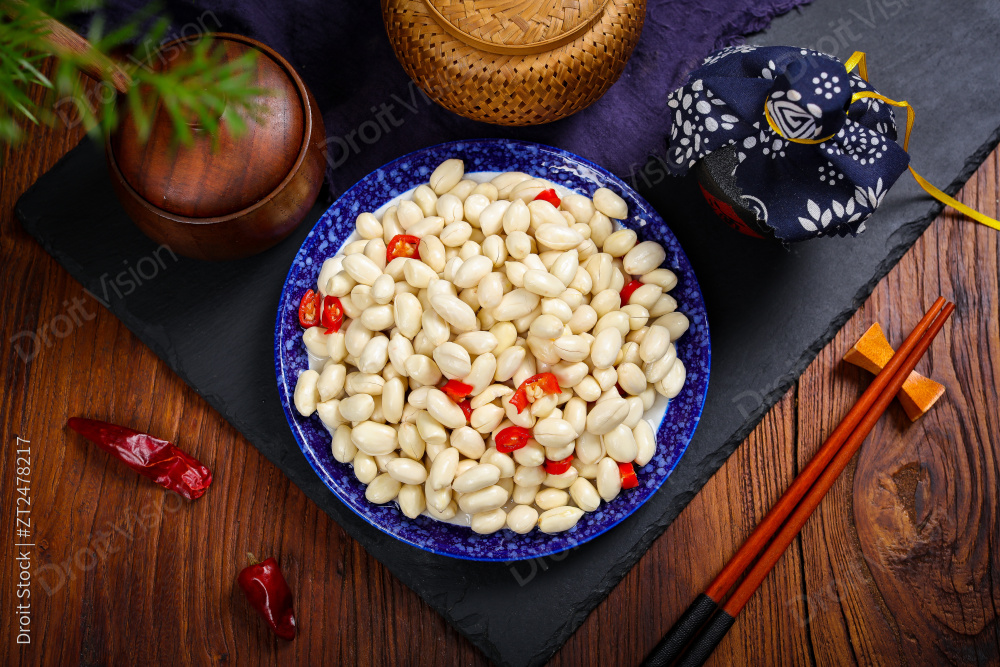 凉拌白玉花生图片