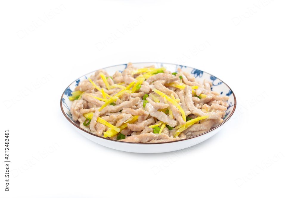 生姜丝蒸里脊丝图片