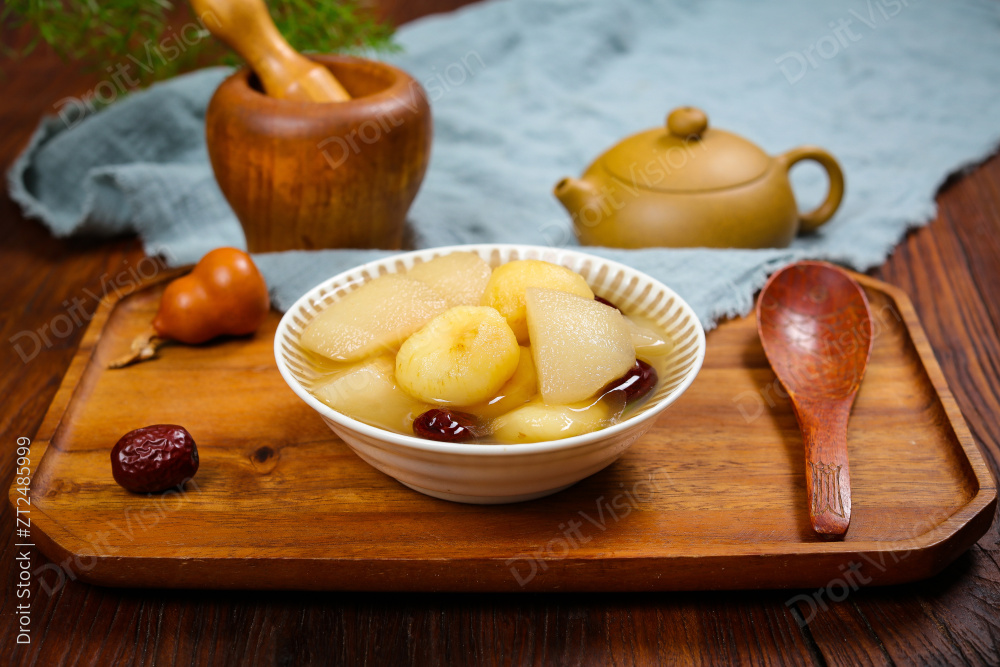 马蹄雪梨汤图片