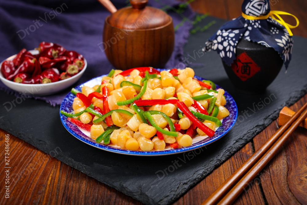 瑶柱炒辣椒图片