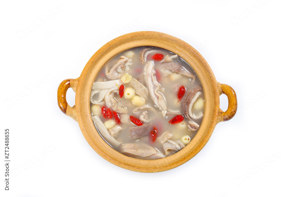 猪肚莲子汤图片