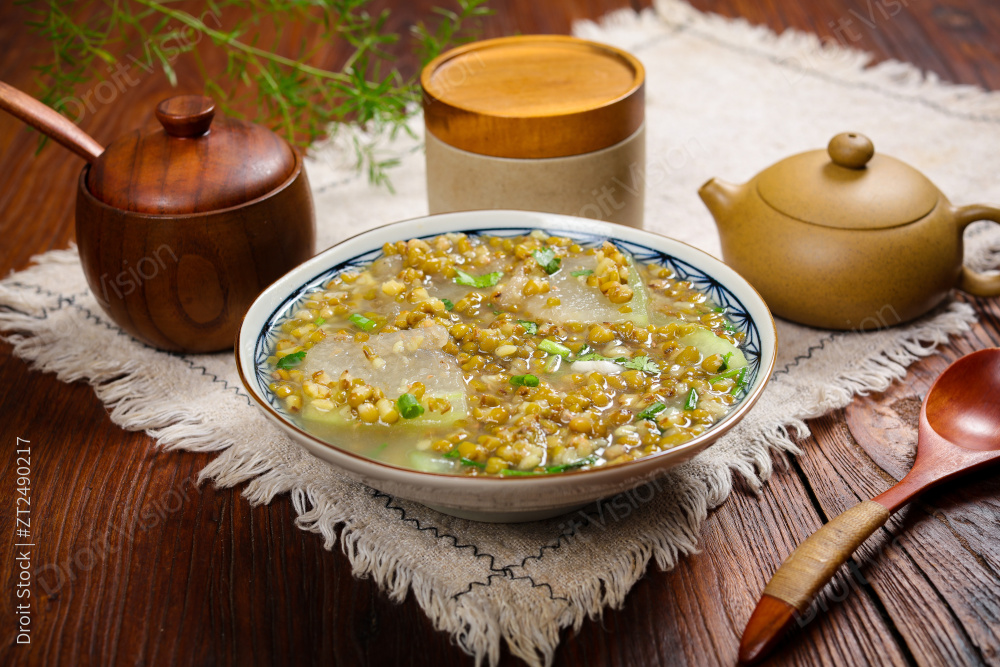 冬瓜绿豆汤图片