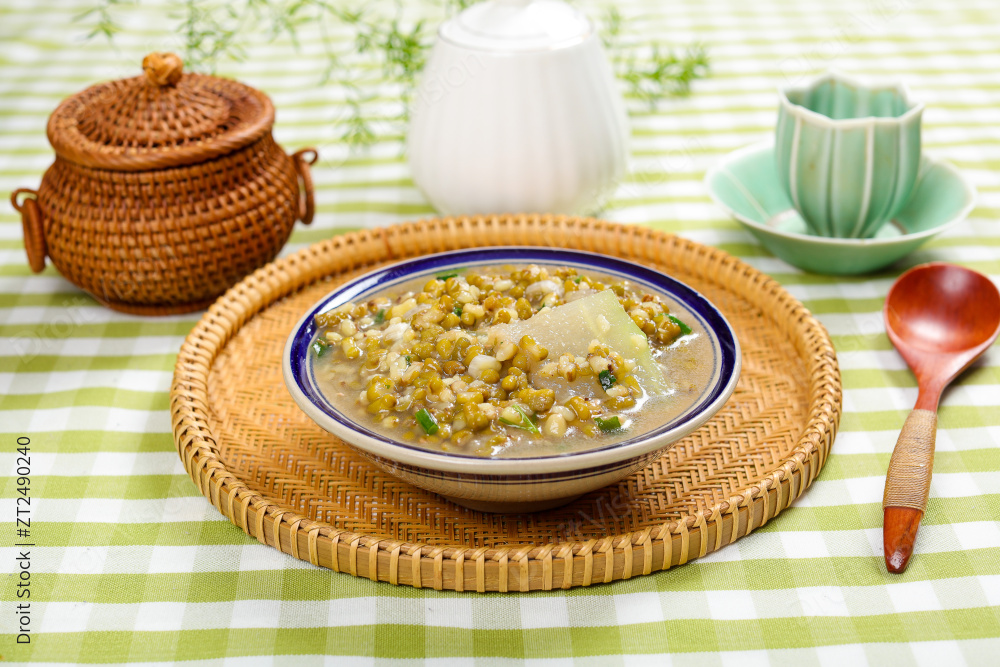 冬瓜绿豆汤图片