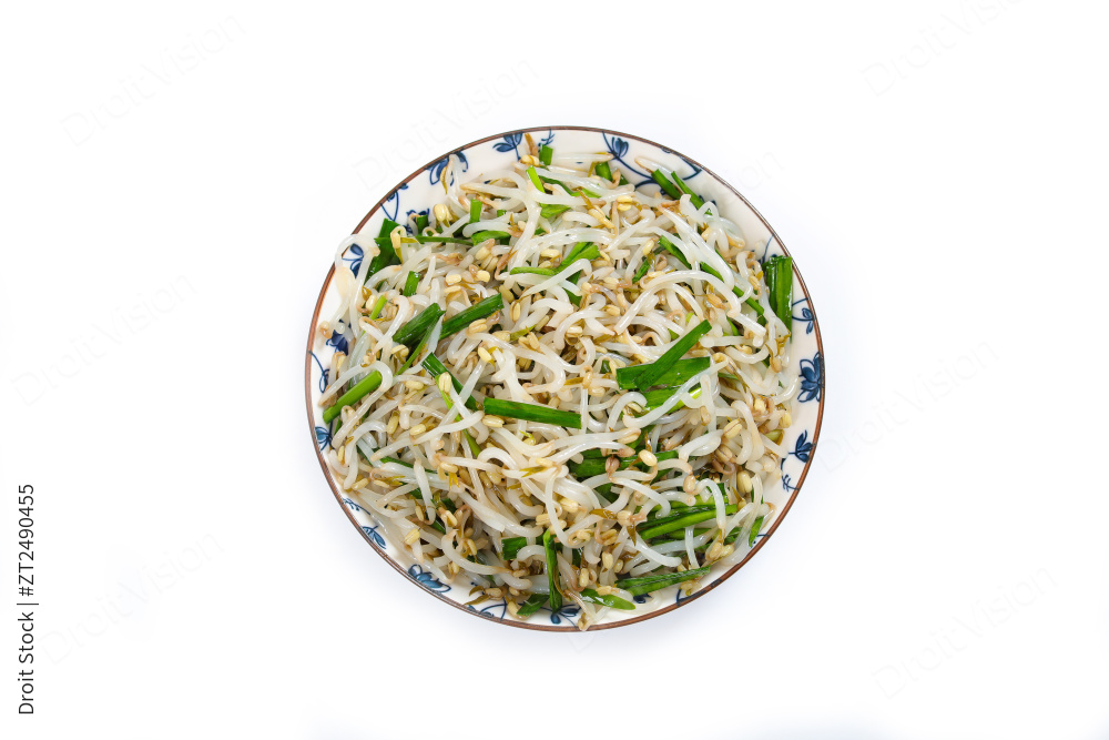 韭菜炒豆芽图片
