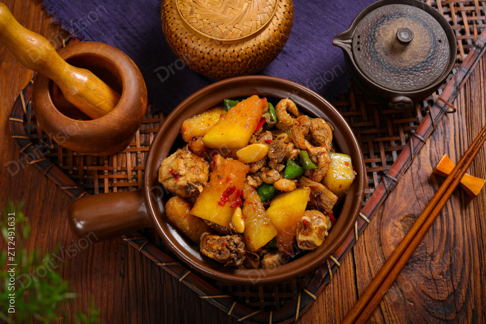 冬瓜炖鸡肉图片