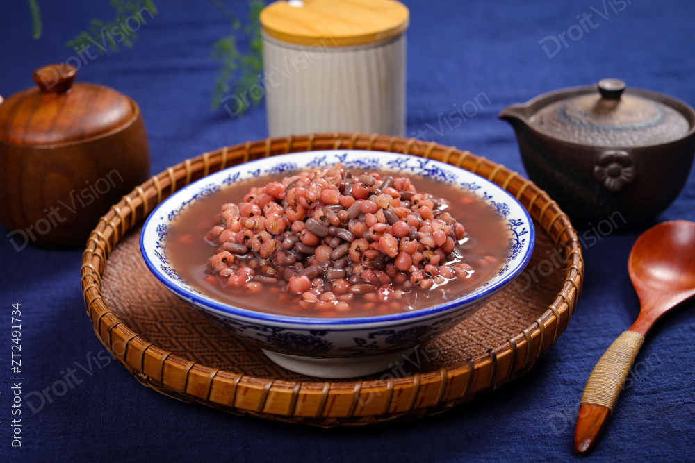 红豆薏米粥图片
