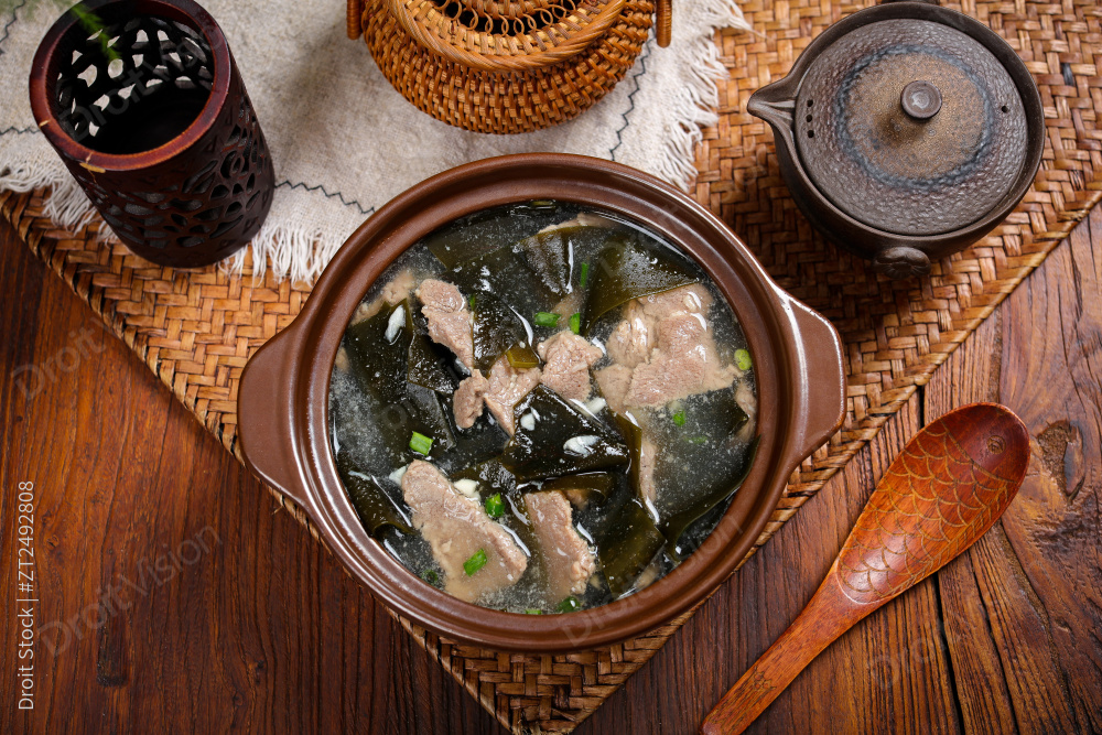海带牛肉汤图片