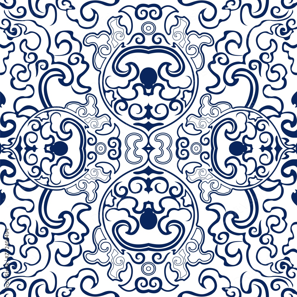 中国传统纹样图案背景图片