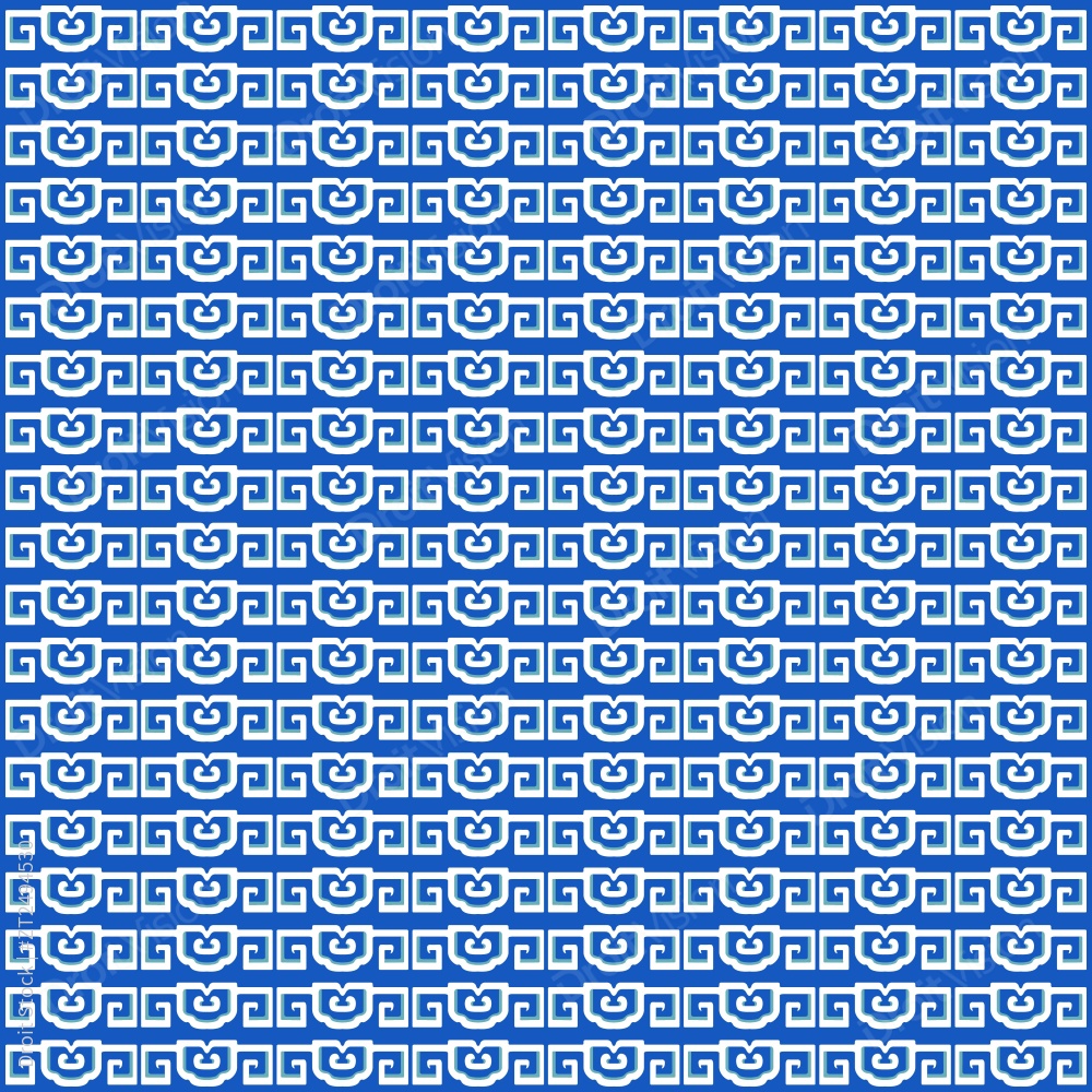 传统的中式壁纸纹样无缝连续图案图片