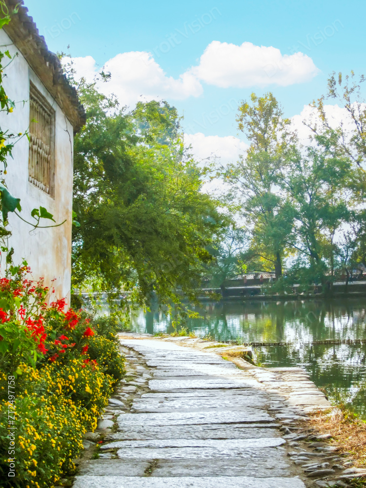中国安徽黄山市宏村风光图片