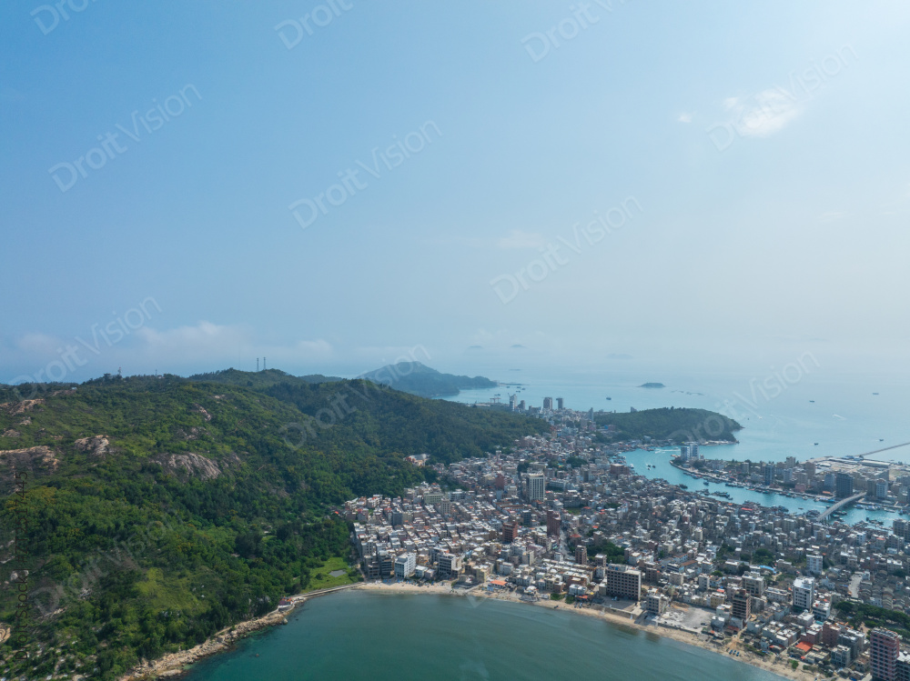 广东惠州双月湾海滨渔村图片