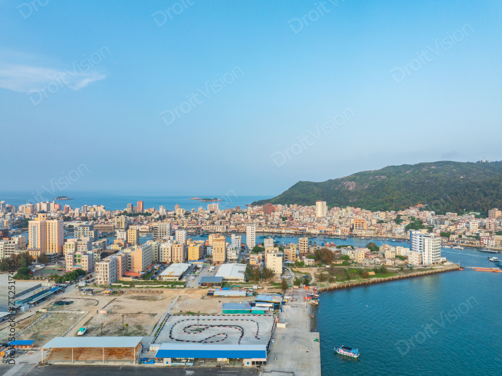 广东惠州双月湾海滨渔村图片