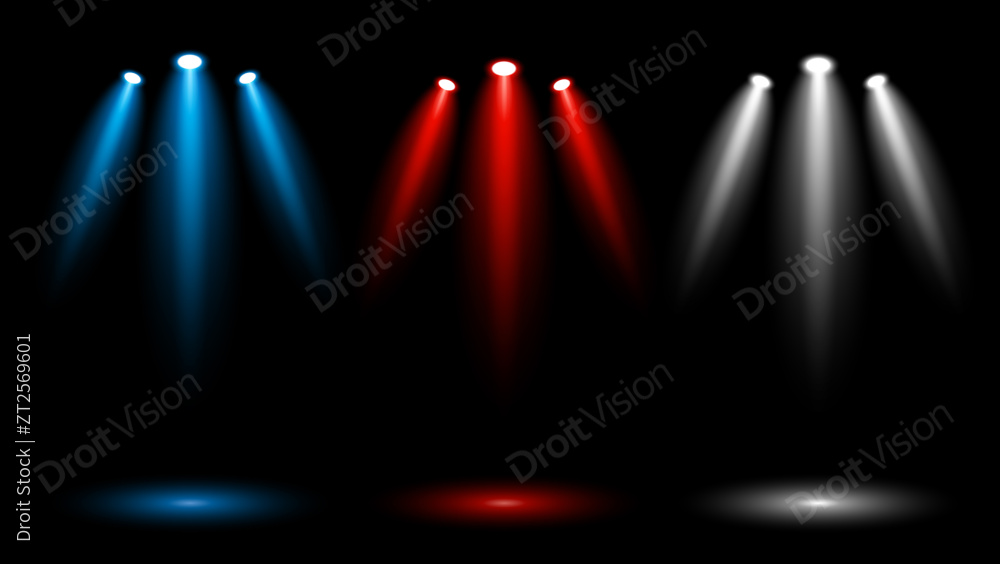 聚光灯舞台光效图片