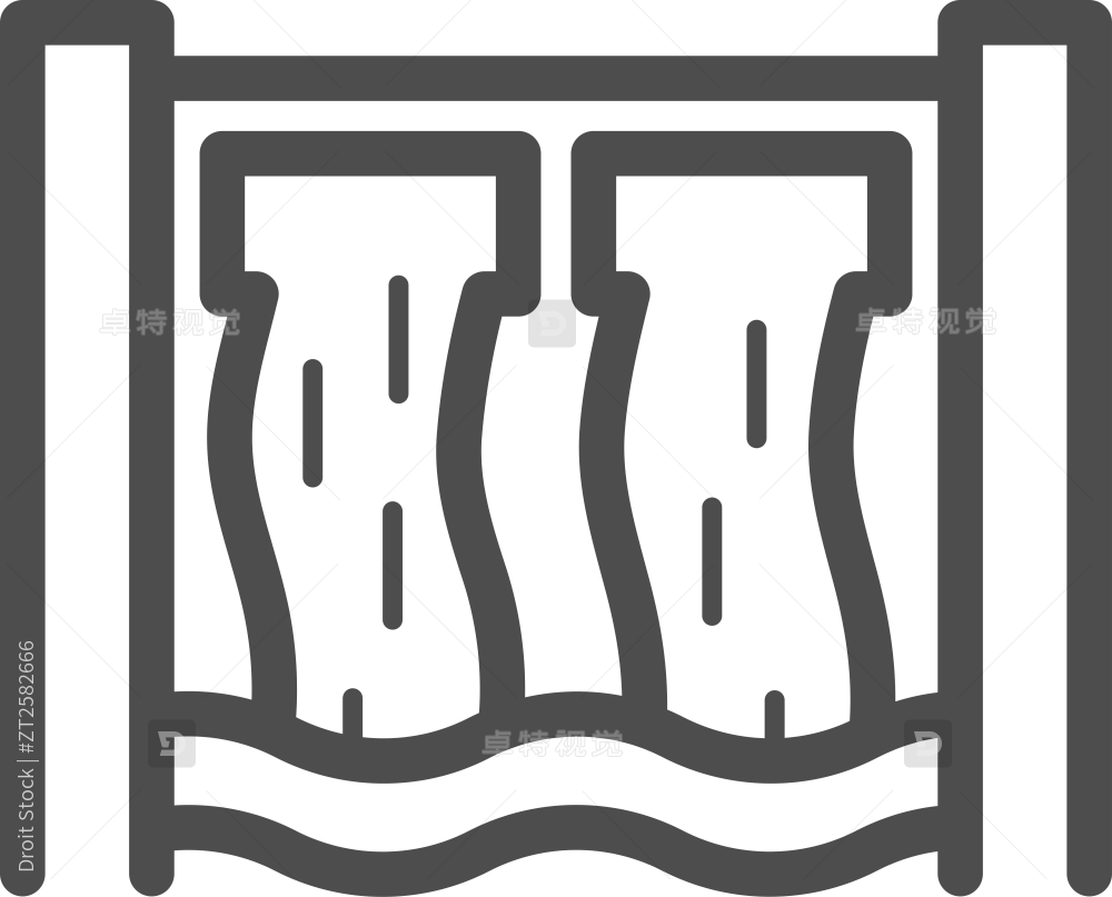 黑白线条简约图标 - SVG免抠素材图片