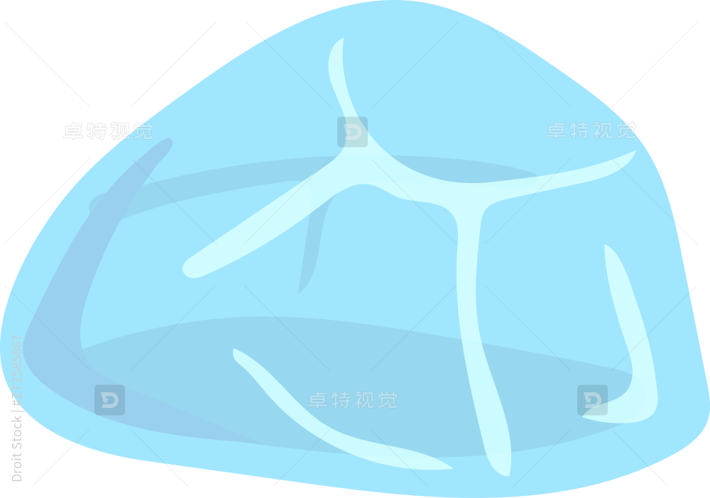 简易冰块图标素材 - SVG免抠素材图片