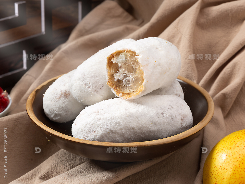 大雪枣芋头酥芙蓉果图片