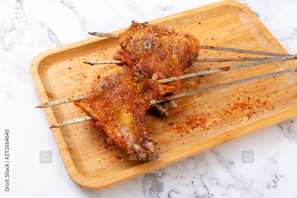 碳烤琵琶鸡腿图片