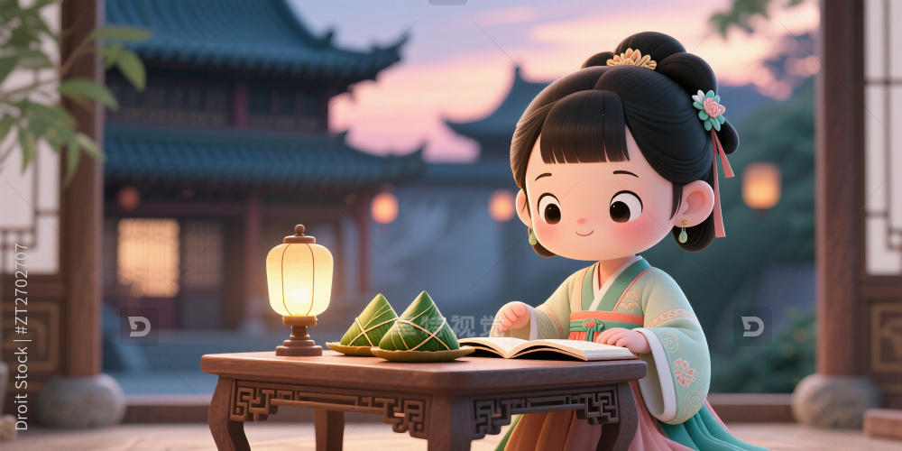 端午主视觉横图素材图片