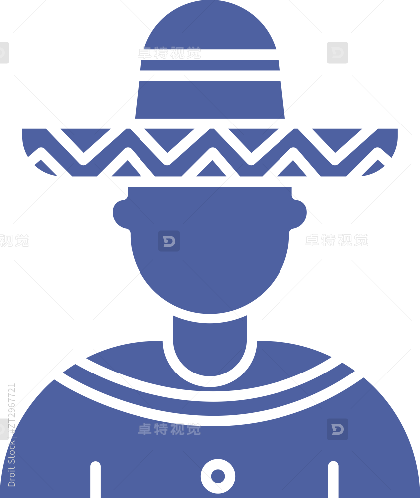 墨西哥文化实心图标 - SVG免抠素材图片